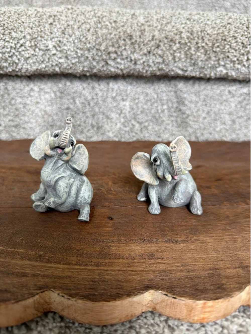 Elke and Elliot the Elephants from Pete Apsit’s 1994 "Holy Herd" Noah's Ark